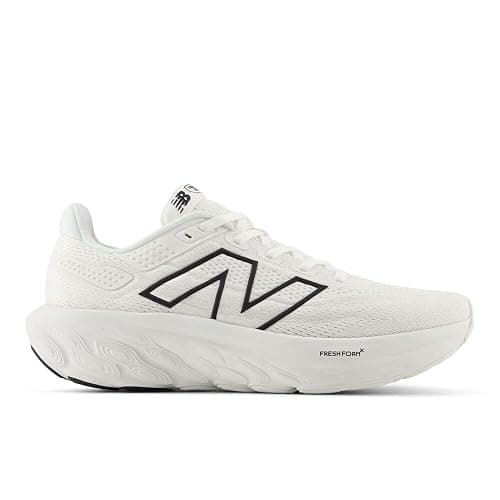 New Balance Women's Fresh Foam X 1080 V13 Running Shoe - White/Black/Reflection - 10 thumbnail 3