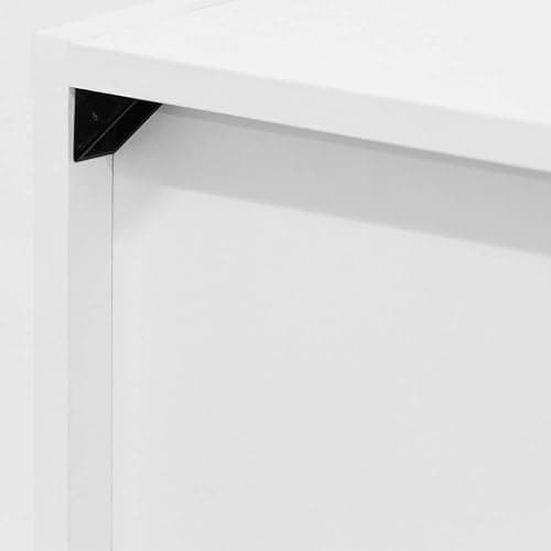 Furinno LUDER Book Shelf, 5-Cube Bookshelf, Reversible Bookcase, 9.4 x 19.5 x 31.5, Easy Assembly, for Living Room, Bedroom, Home Office, White thumbnail 9