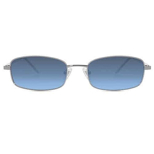 SOJOS Small Trendy Rectangle Sunglasses Womens Mens, Retro 80s 90s Y2k Chic Narrow Thin Skinny Sunnies SJ1187 - Image 1