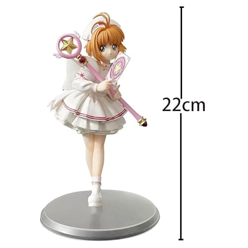 YLQANONG Cardcaptor Figures Kinomot Anime Figure Statues PVC Cerberu Anime Action Figurine for Fans 22CM thumbnail 3