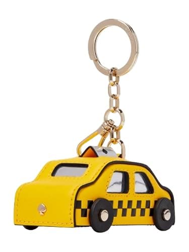 kate spade new york Charmed Smooth Leather On A Roll Taxi Leather Bag Charm - Image 1