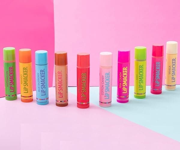 Lip Smacker Original & Best Holiday Flavored Lip Balm Party Pack, Oatmeal Cookie, Vanilla, Mango, Watermelon, Tropical Punch, Cotton Candy, Kiwi, Strawberry, Clear thumbnail 4