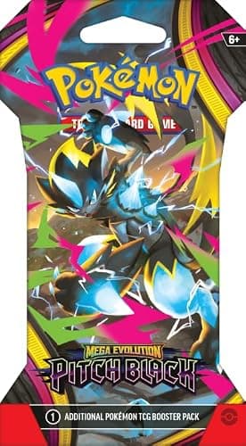 Pokemon TCG: Mega Evolution Pitch Black Sleeved Booster thumbnail 2