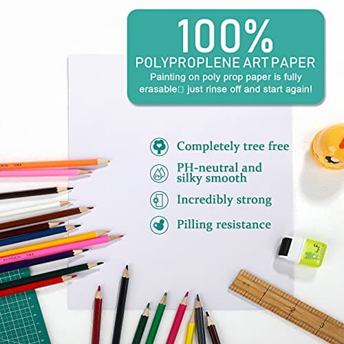 300 Pcs Watercolor Paper Sheet Bulk White Cold Press Paper Pack 110 lb 230 GSM Sketch Painting Watercolor Paper Pad for Kids Watercolorist Students Beginning Artists (5 x 7 Inch) - 5 x 7 Inch thumbnail 2