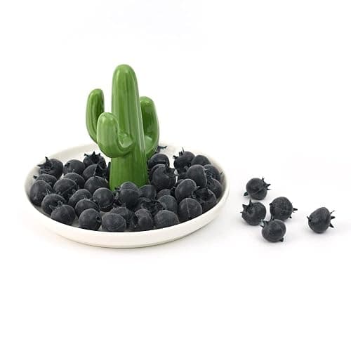 Luckforest Artificial Blueberry, 50Pcs Fake Blueberry Lifelike Blueberries Simulation Blue Berries Fake Fruit for DIY Craft Home Kitchen Cabinet Food Photography Props thumbnail 7