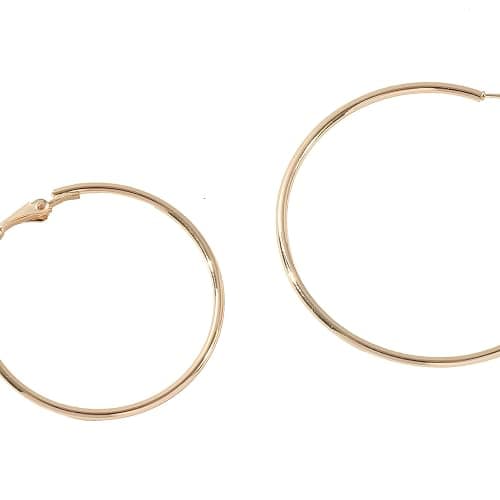 6 Pair Hoop Earring Set 14K Gold Plated Earrings,Stainless Hoop Earring Women Jewelry Gold/Silver Jewelry Gift thumbnail 6