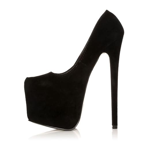 Core Collection Womens Slip ON Platform Stiletto HIGH Heels Party Court Shoes thumbnail 6