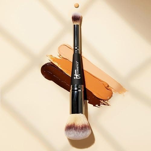 IT Cosmetics Heavenly Luxe Complexion Perfection Foundation Make Up Brush #7, Double-Ended and Multi-Use for Seamless Application thumbnail 5