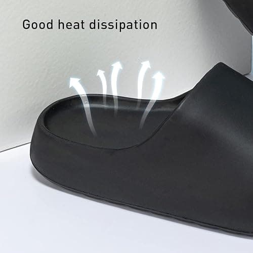 Cloud Slides for Women and Men, Platform Slides Slippers, Non-Slip Quick Drying Soft Lightweight Shower Shoes, Thick Sole Open Toe Slides Sandals for Indoor & Outdoor thumbnail 6