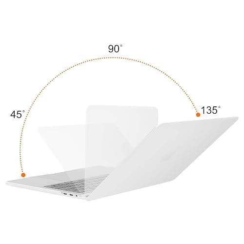 MOSISO Compatible with MacBook Pro 13 inch Case M2 2026 2025 2024 2023 2022-2016 A2338 M1 A2251 A2289 A2159 A1989 A1708 A1706, Plastic Hard Shell&Keyboard Cover&Screen Film&Storage Bag, White thumbnail 4
