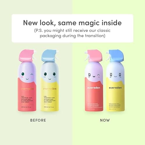 Evereden Kids Cloud Body Wash Duo - Gentle, Nourishing Toddler Body Wash for Delicate Skin, Coconut Splash & Juicy Citrus Scents, Creamy Hydrating Formula, 2 Pack (6.7 fl oz Each) thumbnail 2