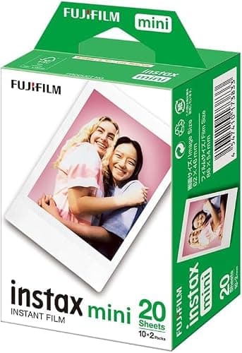 instax Mini Evo Marron Appareil Photo et imprimante avec écran LCD de 2,7 Pouces & Fujifilm instax - Twin Films pour Mini - 86 x 54 mm - 10 Feuilles x 2 Paquets = 20 Feuilles thumbnail 3