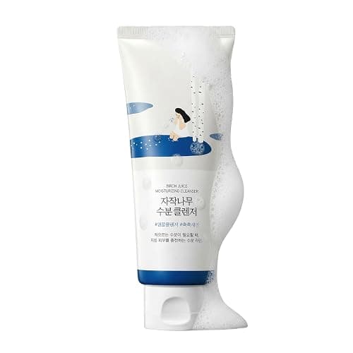 ROUND LAB Birch Juice Moisturizing Cleanser | Unclogs hidden sebum, Clears away dead skin cells., Soothing, Low pH, Gel Type Cleanser (5.07 fl.oz) - Image 1
