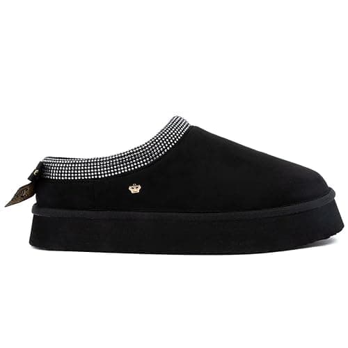 Juicy Couture Women's Cozy Slipper Mule – Plush Indoor Outdoor House Shoe with Memory Foam and Faux Fur Lining thumbnail 2