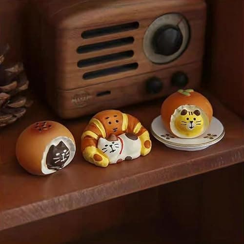 Super Cute Creative Cat Theme Mystery Box Figures, Surprise Mysterious Bag Random Action Figure Figurine Collectible Home Desk Car Decoration, Birthday Christmas New Year Gift, Bread Cat-1 Box thumbnail 5