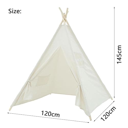 Teepee Tent for Kids,Kids Play Tent tee Pee Kids Tent Indoor Play Tent Kids Fodable Kids Play Tent,The Perfect Play Tent for Girls & Boys thumbnail 3
