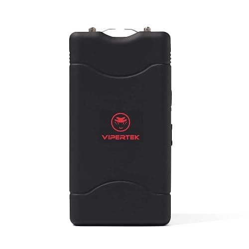VIPERTEK VTS-880 Mini Stun Gun for Self Defense Rechargeable with LED Flashlight thumbnail 2