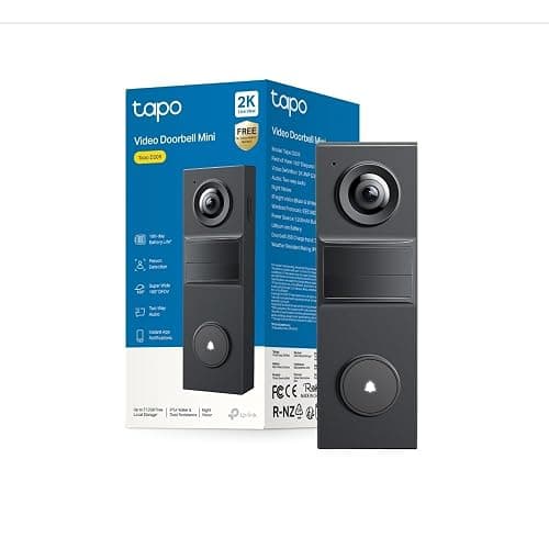 Tapo D205 2K 3MP Battery Doorbell Wireless, No Monthly Fee,160° FOV Ultra-Wide,Video Doorbell Wireless,2 Way Audio, TP-Link AI Detection,180 Days Battery,IP54,APP Control, Alexa/Google Home thumbnail 12