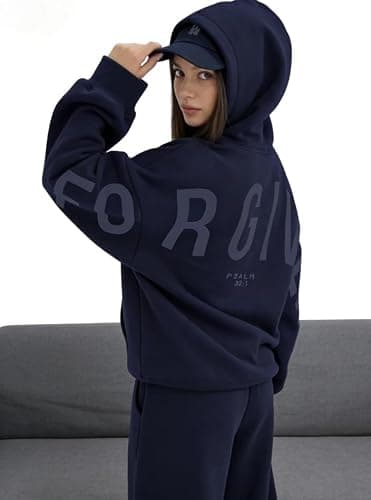GOTHPICKUS Unisex Y2K Vintage Slogan Oversized Hoodie Retro 2000s Streetwear Casual Edgy Pullover for Daily Outfits thumbnail 3