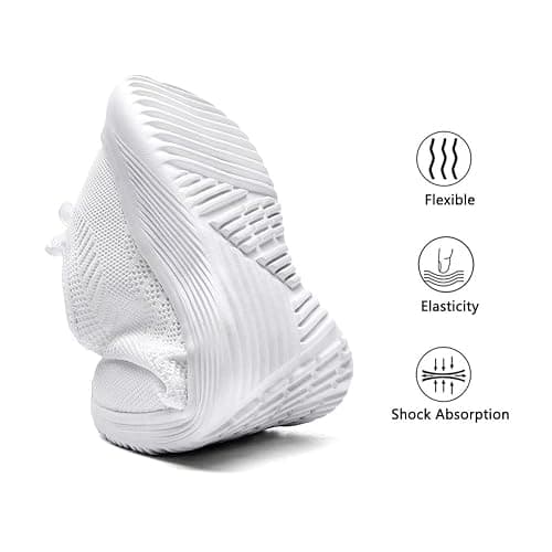 Lamincoa Women's Slip‑On Walking Sneakers, Lightweight Running Shoes | Tennis,Comfortable,Mesh,Non‑Slip,Workout,Fashion,Memory Foam,Athletic thumbnail 6