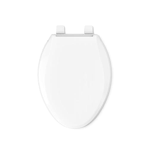 KOHLER 4636-RL-0 Cachet ReadyLatch Elongated Toilet Seat Slow Close, Soft Close Toilet Seat Quiet Lid, Contoured Grip-Tight Bumpers Installation Hardware, Apartment Essentials, White thumbnail 13