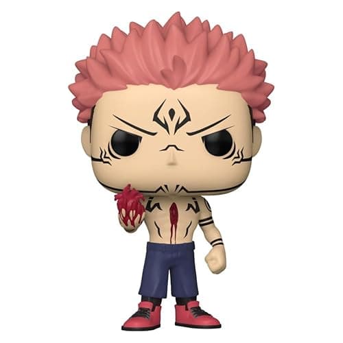 Funko Jujutsu Kaisen POP & Buddy! Animation Vinyl Figurine Sukuna w/Heart 9 cm - Image 1