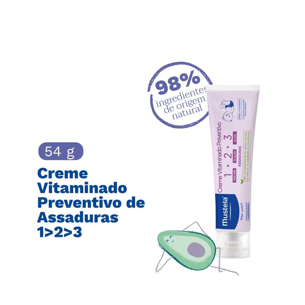 Mustela Kit Essenciais Bebê e Criança - Gel Lavante 200ml + Shampoo Recém-Nascido 150ml + Hydra Bebê 100ml + Água de Limpeza 100ml + Creme Vitaminado Preventivo De Assaduras 54g - Edição limitada thumbnail 10