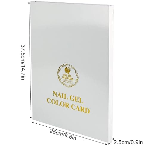 Eyxformula 308 Grids Nail Color Display Book for Swatches, Includes 360 False Tips - Professional Nail Polish Sample Organizer for Salons & DIY Manicure Practice, Muestrario de Uñas thumbnail 5