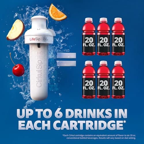 Cirkul Squeeze Lemonade B-Vitamins Flavor Water Variety Pack, Makes 36 Drinks, No Sugar, Zero Calorie Drink Mix, (2 Classic, 2 Strawberry, 2 Raspberry) thumbnail 5