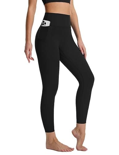 baleaf Womens Leggings with Pockets High Waisted Yoga Pants | 25" Tummy Control Seamless Compression No Front Seam 7/8 Legging, Ultra Soft, for Workout,Running,Gym - Image 1