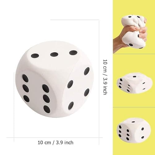 Anboor 3.9" Squishies Dice Kawaii Soft Slow Rising Scented Squishies Stress Relief Kids Toys Collection Decorative Props thumbnail 2