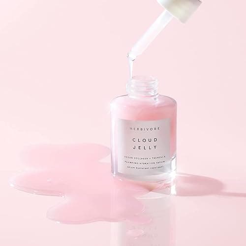 HERBIVORE Cloud Jelly Plumping Hydration Face Serum – Vegan Collagen + Tremella Mushroom + Strawberry Extract, Plant-based, Vegan, Cruelty-free, 30mL / 1 oz thumbnail 7