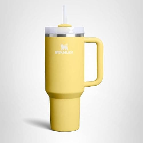 STANLEY Quencher H2.0 Tumbler with Handle and Straw 40 oz | Flowstate 3-Position Lid | Cup Holder Compatible for Travel | Insulated Stainless Steel Cup | BPA-Free | Daffodil thumbnail 11