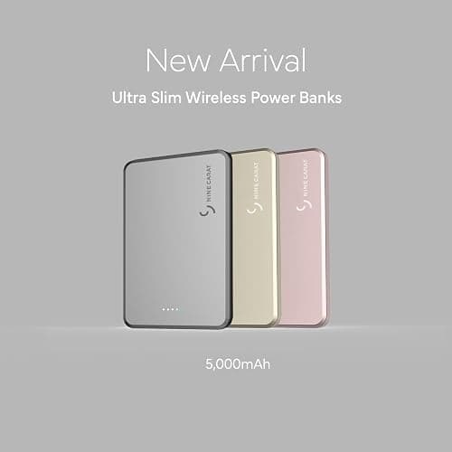 Stylish Custom Power Bank 5000mAh, Personalized Slim Charger with Name or Image, Printed on Demand, Chic Portable Gift for Her, Travel, Everyday Use, Birthday, Thanksgiving, or Christmas (Misty Rose) thumbnail 4
