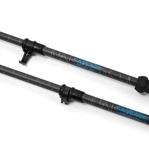 Cascade Mountain Tech Trekking Poles - Carbon Fiber Walking or Hiking Sticks with Quick Adjustable Locks thumbnail 7