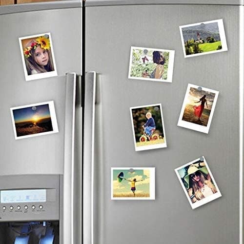DIYMAG 8x3mm Small Refrigerator Magnets, 100Pcs Tiny Round Magnets for Crafts, Premium Brushed Nickel Fridge, Office Come with Storage Case thumbnail 3