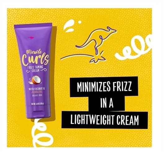 Au~ssie Miracle Curls Frizz Taming Curl Cream - Coconut & Jojoba- 6.8 fl oz (Pack of 2) thumbnail 4