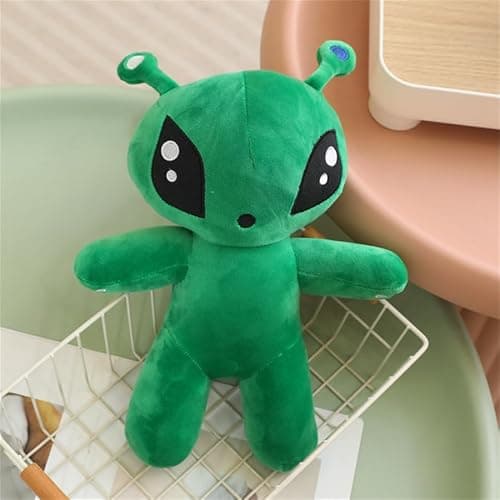 OSOCU 13.5in Adorable Green Alien Plush Toy | Ultra-Soft Stuffed Figure | Great for Home & Room Decoration | Ideal Birthday/Halloween for All Genders | a Must-Have for Sci-Fi Lovers thumbnail 9