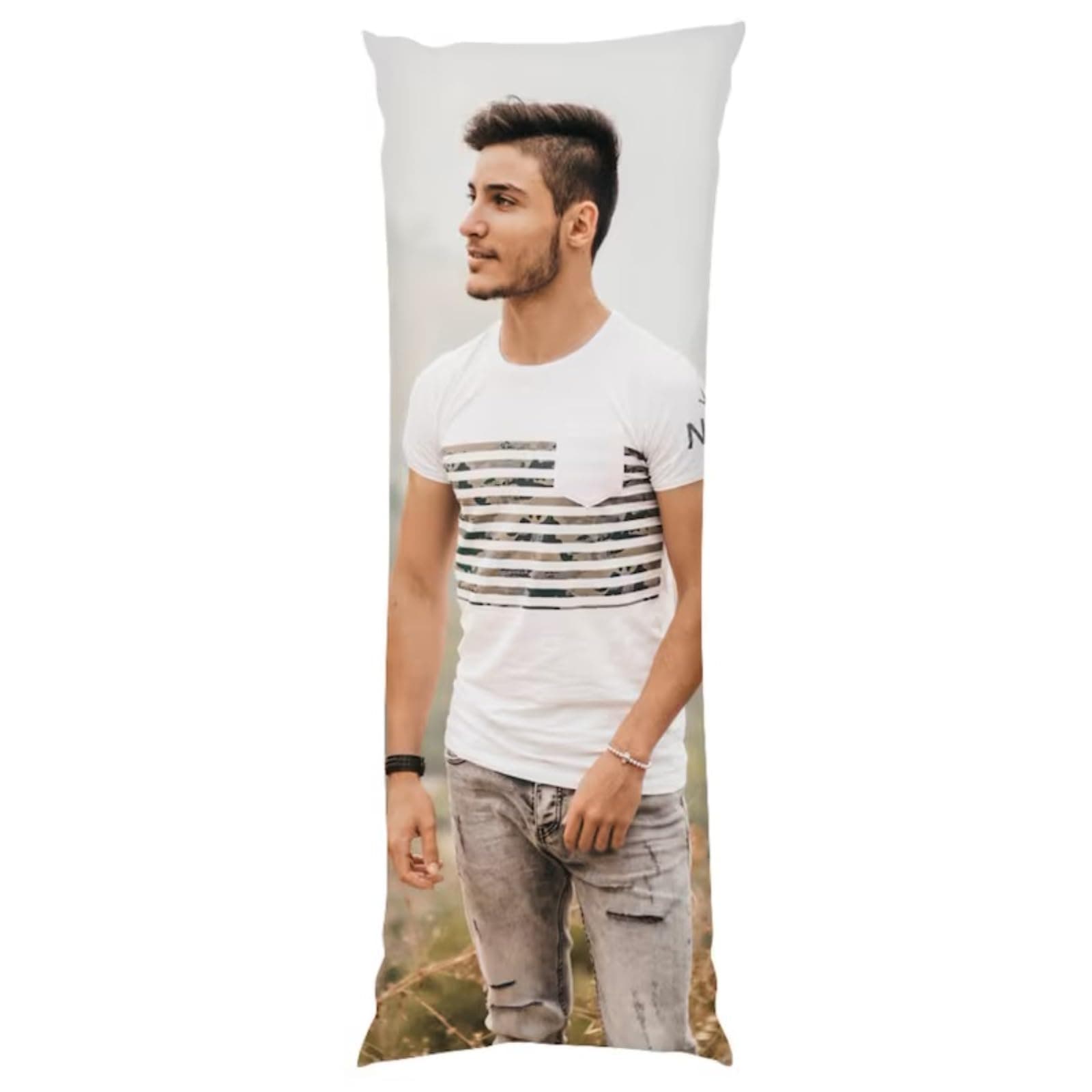 Custom Body Pillow Cover, Custom Photo Pillow Case, Personalized Throw Pillow Cover with Picture for Adults Christmas Keepsake thumbnail 8