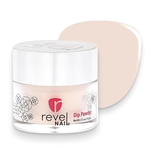 Revel Nail Dip Powder - Nude Crème Dipping Powder, Long-Lasting Dip Nail Color, Chip & Crack Resistant, No UV Lamp, DIY Manicure For Strong Healthy Nails, Calaca - Image 1