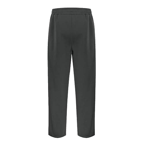 Baggy Sweatpants Men Wide Leg Sweats Pants Loose Cotton Open Bottom Joggers with Pockets Y2k Tall Trousers Streetwear thumbnail 5