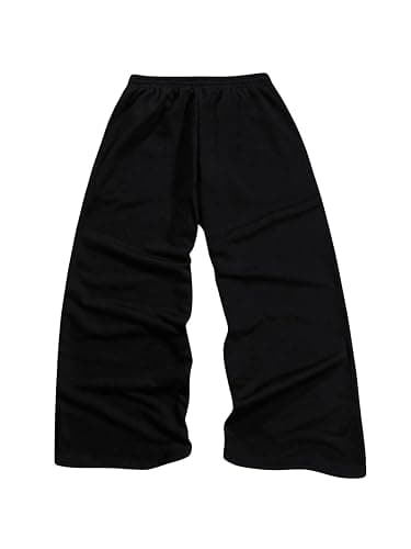 SHENHE Men's Y2k Graphic Track Striped Parachute Wide Leg Sweatpants | Baggy Wide Leg, Casual Streetwear, Y2k, Graphic Striped, Track Pants for Men Mens Parachute Pants thumbnail 3