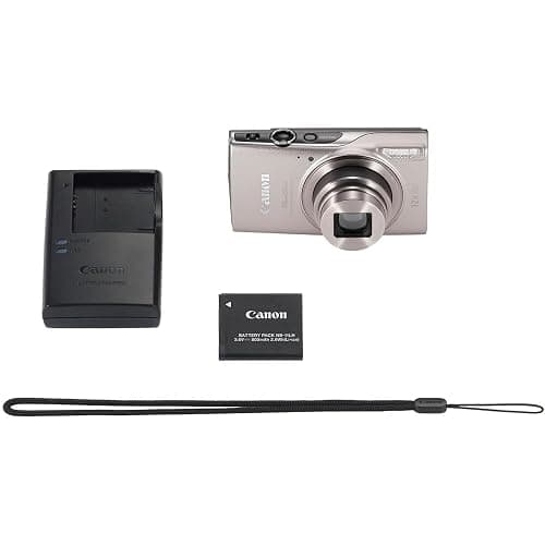 Canon PowerShot ELPH 360 HS A Digital Camera (Silver) | 20.2MP CMOS Sensor, 12x Optical Zoom & Built-In Wi-Fi | Compact Point-and-Shoot for Travel, Family & Everyday Photography (7283C001) + 64GB Card thumbnail 4