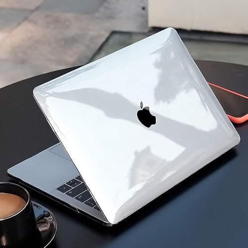 EooCoo Hard Case Compatible with MacBook Air 13.3 inch M1 Chip 2021-2018 with Retina Display, Air 13.3 inch Plastic Protective Case + Transparant Keyboard Cover + Screen Protector, Crystal Clear thumbnail 8