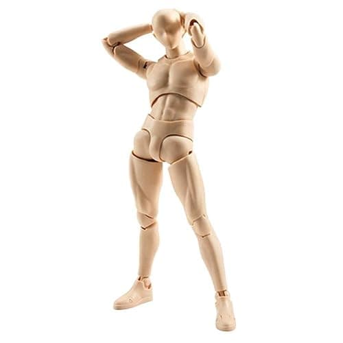 INSO Body-kun Action Figure Set, Action Figure Models for Artists, 5.9 Inch (Skin) thumbnail 2