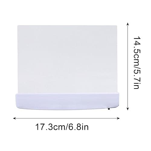 Juesi Flat Book Light Page Book Light for Reading in Bed at Night Clear LED Book Full Page Light Illuminator Panel Plate Lamp Board Wireless (White) thumbnail 3