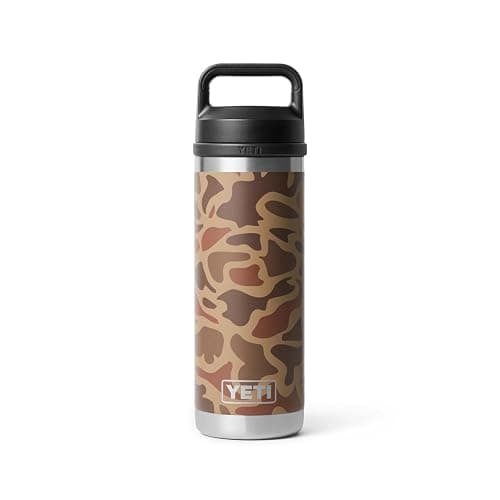 YETI Rambler 18 oz Bottle, Vacuum Insulated, Stainless Steel with Chug Cap, Wetlands Camo thumbnail 3