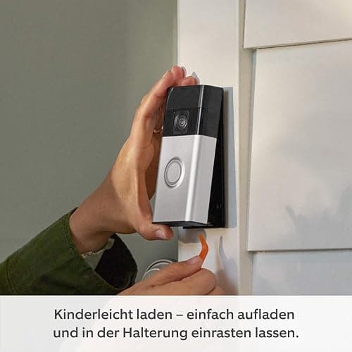 Ring Akku-Videotürklingel (Battery Video Doorbell) (2024) | WLAN-Videotürklingel-Sicherheitskamera, Selbstinstallation (in 5 Minuten) | mit eingebautem Akku I Privatsphäre-Einstellungen thumbnail 2