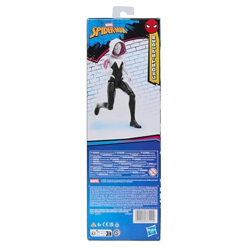 SPIDER-MAN Marvel Titan Series Ghost-Spider Action Figure, 12-Inch-Scale (30 cm) Super Hero Toys for Kids Ages 4+ thumbnail 4