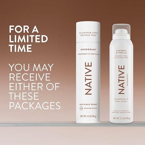 Native Deodorant & Body Spray Contains Naturally Derived Ingredients | Deodorant for Women and Men, All Day Odor Protection, Aluminum and Hydrocarbon Propellant Free | Coconut & Vanilla thumbnail 10